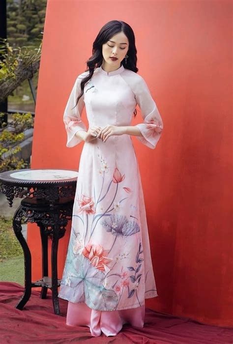 Women Ao Dai Vietnamese Traditional Dress - Etsy