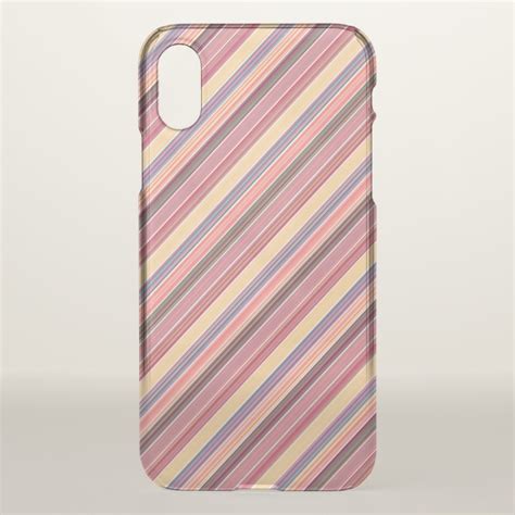 Save 20% Off | Purple and Orange Stripes iPhone X Case - Case Plus