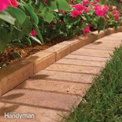 How To Lay Pavers As Garden Edging - Garden Design Ideas