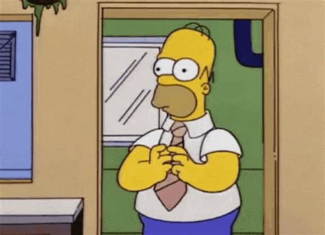 Homer Worried GIF – Homer Worried Homero – discover and share GIFs