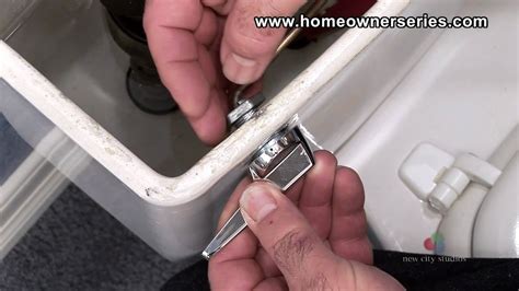 How to Fix a Toilet - Toilet Handle Replacement - YouTube