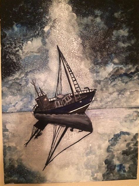 Sinking Ship Drawing by Lera Carter - Fine Art America