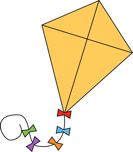 Colorful Kite Clip Art - Free Download