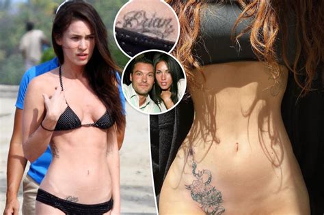 Megan Fox covers up pelvic tattoo honoring ex-husband Brian Austin Green