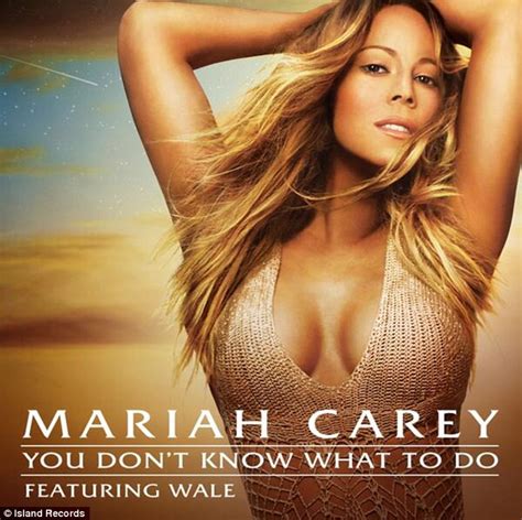 Mariah Carey photoshopped album cover for new single You Don't Know What to Do | Daily Mail Online