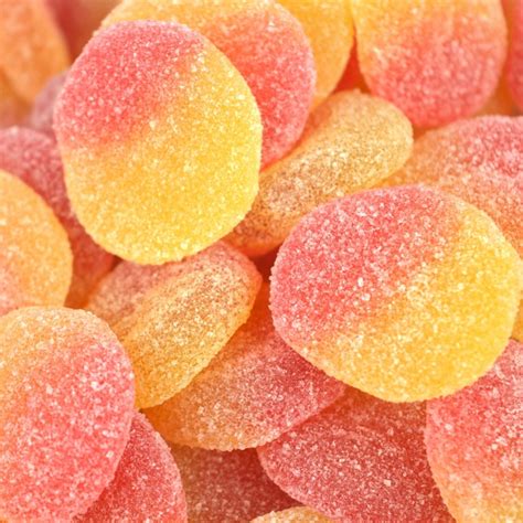 Fizzy Peaches Retro Sweets - Sweets Online | Beakers Sweets