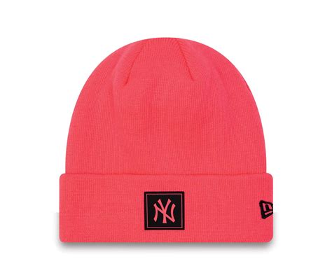 Official New Era Neon Team Cuff New York Yankees Bright Pink Beanie Hat B8724_75 B8724_75 | New ...