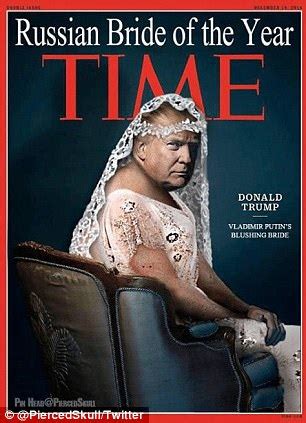 Twitter goes wild over Trump's fake Time Magazine cover | Daily Mail Online