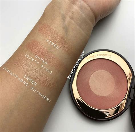 Charlotte Tilbury pillow talk blush swatch | Maquiagem, Aprender ...