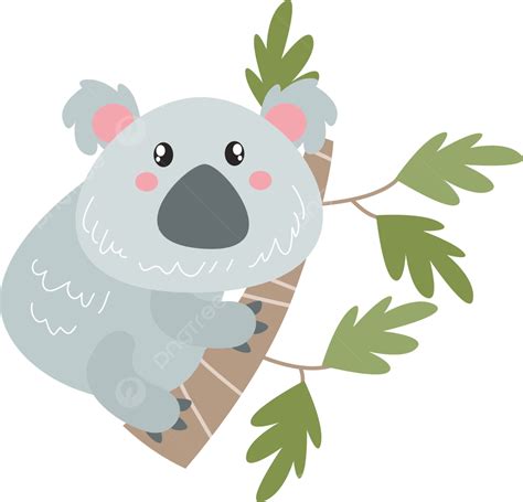 Gambar Kebun Binatang Kartun Animasi Hewan Peliharaan Koala, Koala, Membelai, Satwa PNG dan ...