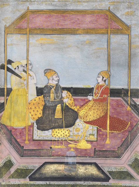 NAWAB 'ALIWARDI KHAN SEATED WITH A VISITOR | MURSHIDABAD, INDIA, CIRCA 1750-60 | Paintings, body ...