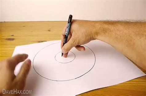 How to draw a perfect freehand circle.