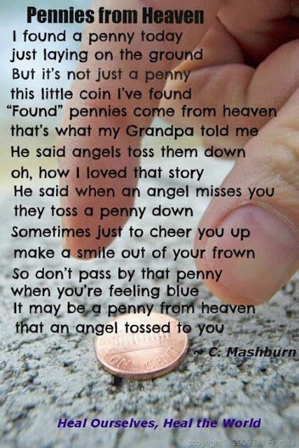 Pennies From Heaven Pictures, Photos, and Images for Facebook, Tumblr, Pinterest, and Twitter