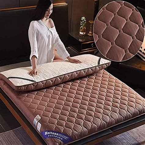 Thicken Sleeping Tatami Floor Futon Mattress Mat, Waterproof Breathable Tatami Japanese Bed Roll ...