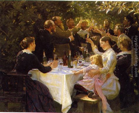 Artist Party by Peder Severin Kroyer | Oil Painting Reproduction