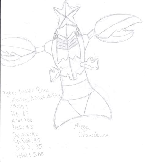 Crawdaunt Mega Evolution by dalejandre1 on DeviantArt