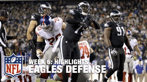 Eagles Defense Highlights (Week 6) | Giants vs. Eagles | NFL - YouTube