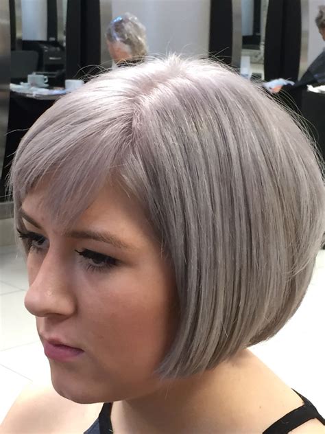 Silver grey toner using Wella Illumina and perfecton Grey Hair, Blonde ...