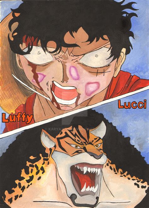 Luffy VS Lucci - One Piece by karya-kun on DeviantArt