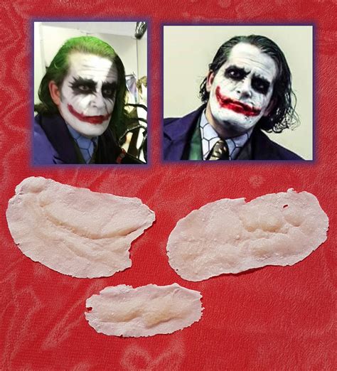 Joker Scars Prosthetic Appliances Batman Dark Knight Heath Ledger - Etsy