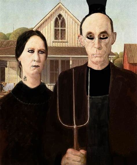 American Gothic [Grant Wood] | American gothic, American gothic parody ...