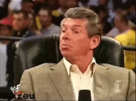 Vince McMahon reaction 2 | Vince McMahon Reaction | Know Your Meme