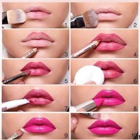 Tuto maquillage des lèvre n°1 Lip Tutorial, Lipstick Tutorial, Hot Pink Lipsticks, Lipstick ...