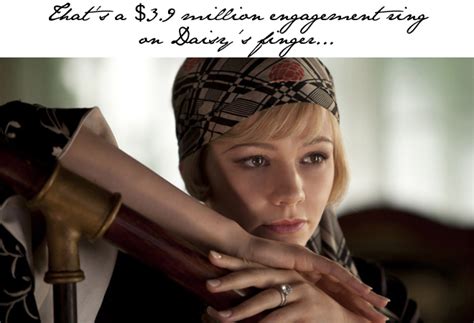 The Great Gatsby Tiffany & Co. Engagement Ring as worn by Carey Mulligan, aka Daisy, is worth $3 ...