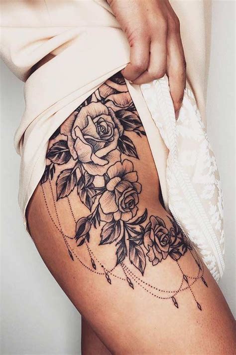 Big Side Hip Tattoos Female - SCRIBB LOVE TATTOO DESIGN