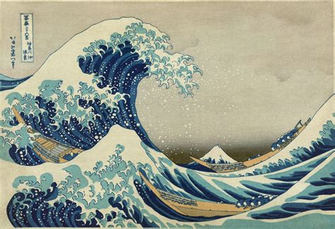 The Great Wave off Kanagawa [8242 × 5640] : r/wallpapers