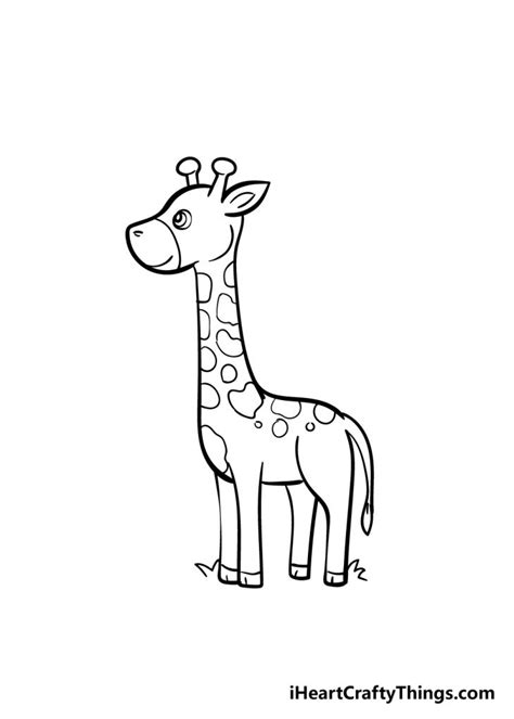 Giraffe Drawing - How To Draw A Giraffe Step By Step