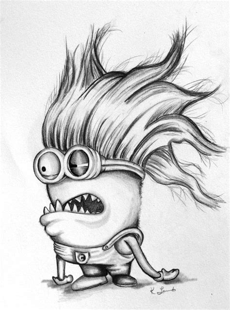 Minion sketches | ... Minion Drawing on Pinterest | Awesome drawings, Drawing sketches and ...