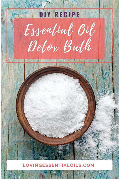 Essential Oil Detox Bath Recipe with Epsom Salt - DIY Recipes – Loving ...