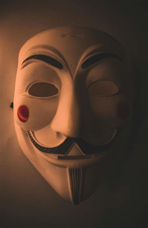 Close-Up Photo of Guy Fawkes Mask · Free Stock Photo