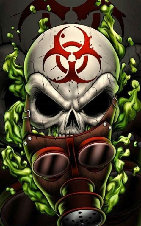 Toxic Skull Wallpapers - Top Free Toxic Skull Backgrounds - WallpaperAccess