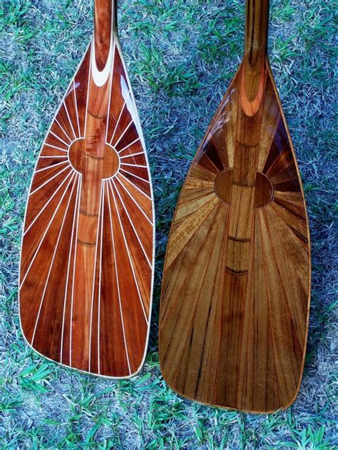 Wooden Canoe Paddles Pair of 14 Degree S-Blades Lightweight | Etsy