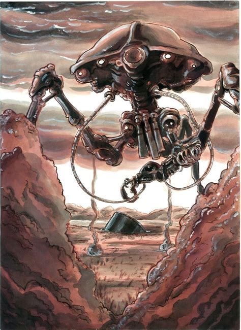 War of the Worlds-Tripod Rising Final Piece by chrisrubenstahl on DeviantArt Aliens, Classic Sci ...