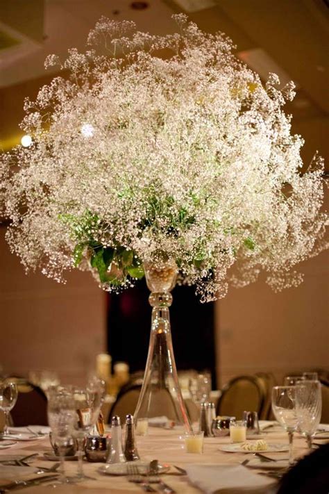 Baby's Breath Centerpiece | WeddingDay Magazine | Babys breath ...