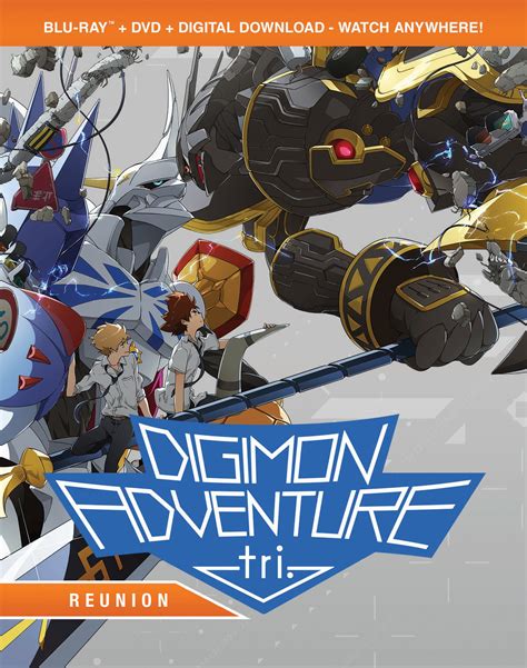 Digimon Adventure tri Reunion U.S. DVD/Blu-Ray cover art : r/digimon