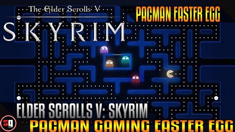 Skyrim: Pacman Easter Egg - YouTube