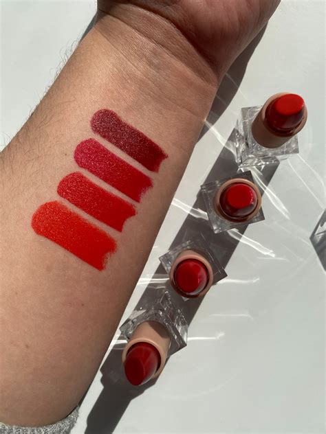 KKW Red Lipsticks & Swatches | Blog | Rachel's Edit | Bridal Makeup ...