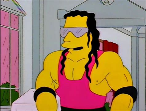 Bret Hart - Wikisimpsons, the Simpsons Wiki