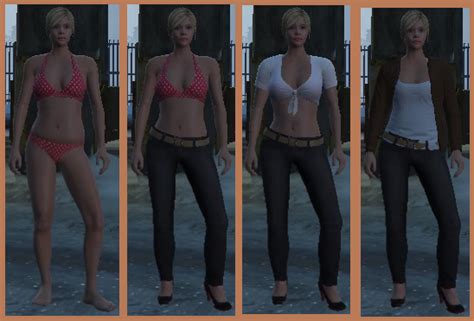 GTA 5 Tracey De Santa Clothes Dressing Up 1 by LuisLopezV on DeviantArt