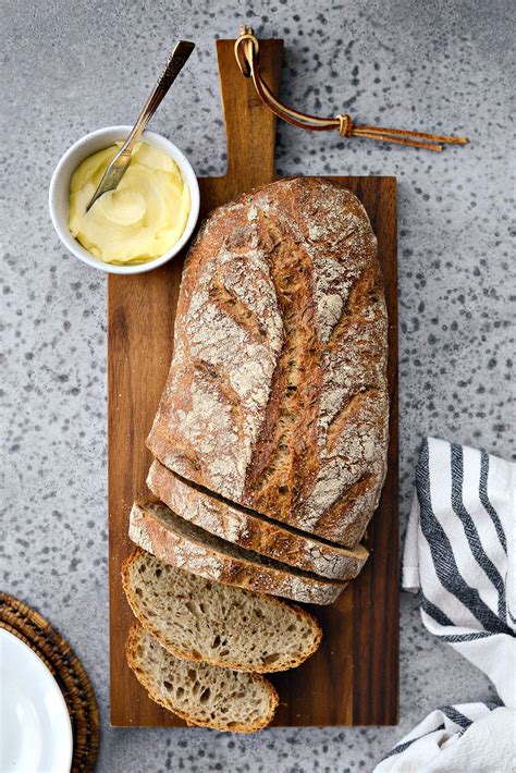 No-Knead Rye Bread - Simply Scratch