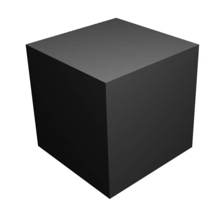 Black Cube Box Png Transparent Background