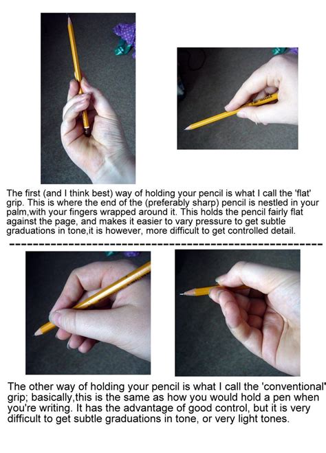 Shading Tutorial 2:Pencil Grip by mistysolitude on deviantART | Pencil shading techniques ...