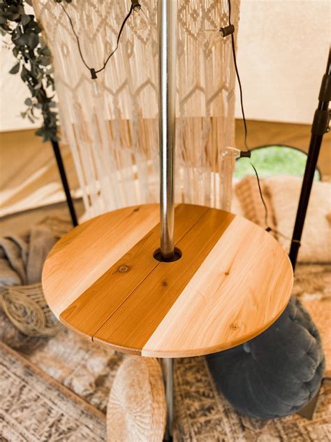 Bell Tent Pole Table Event Tent Drink Shelf. Adjustable Free - Etsy