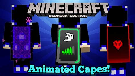 Animated Capes In Minecraft Bedrock Edition (#shorts) - YouTube