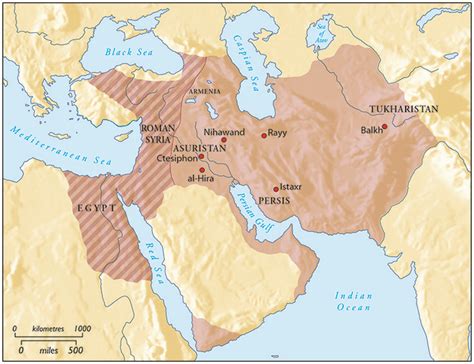 Sassanid Empire Map