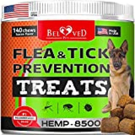 Beloved Pets Flea and Tick Control Treats for Dogs with - Flea Prevention Soft Chews - Natural ...